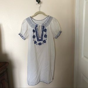 Aerie Tunic Nightgown Swim Coverup White